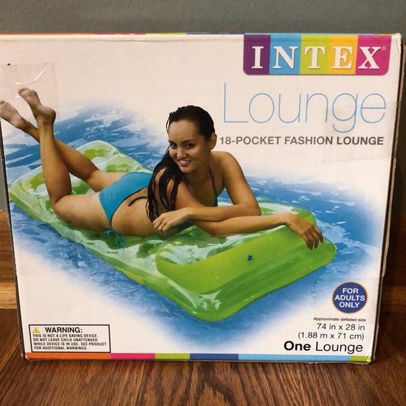 INTEX LOUNGE 18-POCKET FASHION LOUNGE. ARM BANDS 3-6YEARS OLD. - Picture 2 of 7